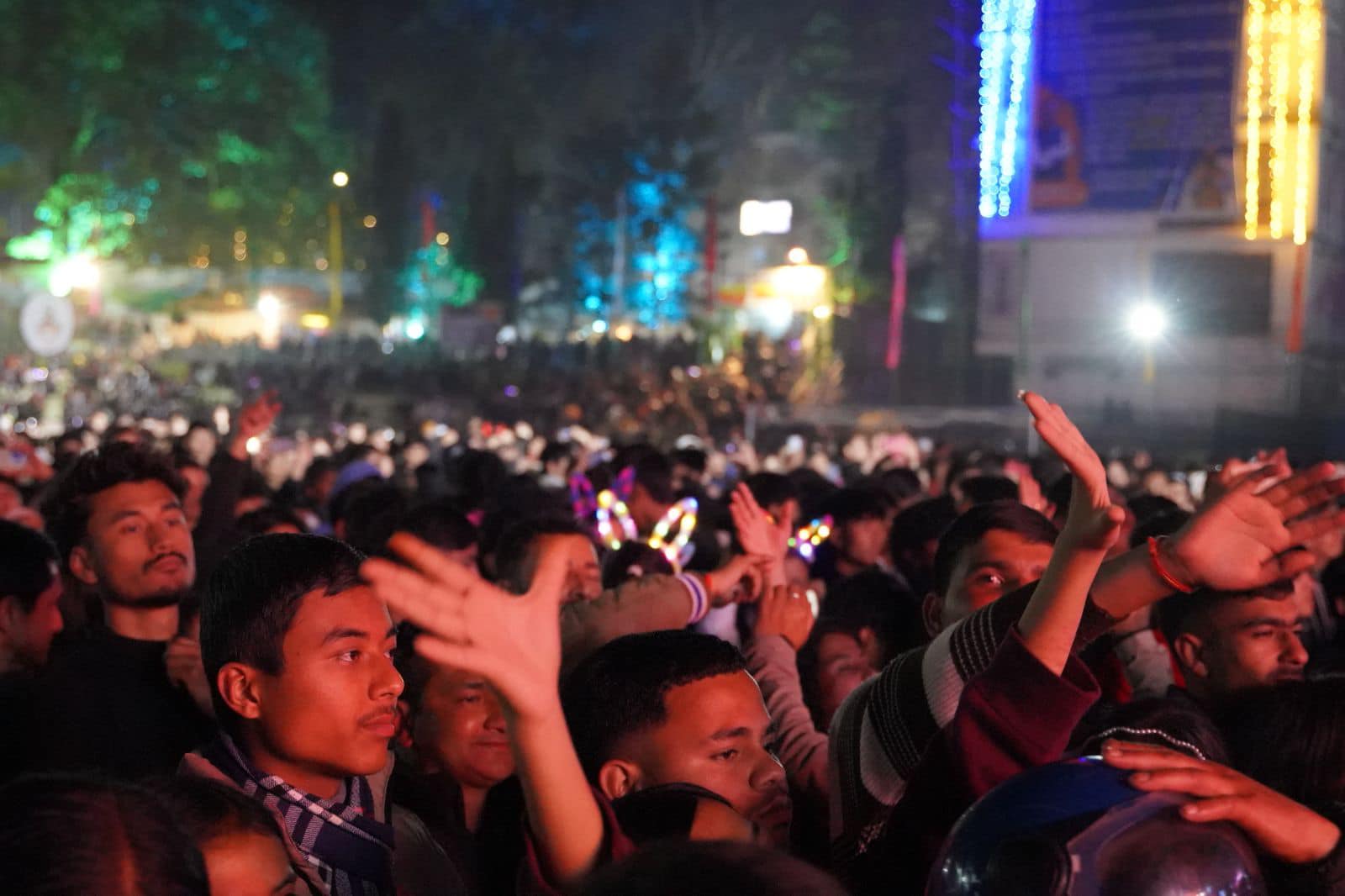 Festival Crowd Celebration